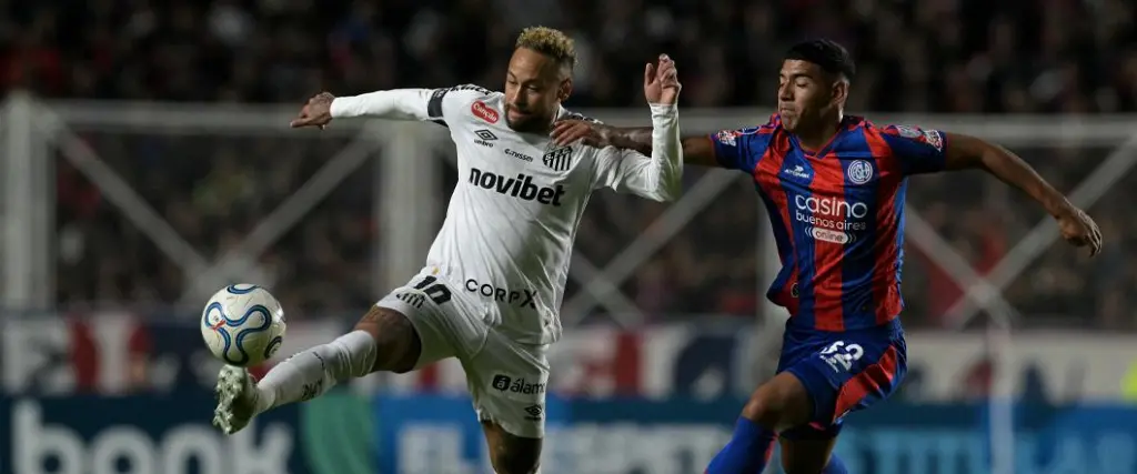 San Lorenzo y el Santos de Neymar firman un empate en el Nuevo Gasómetro